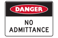 Danger No Admittance