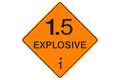 Dangerous Good Sign Explosive 1.5