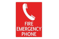 Fire Emergency Phone Sign
