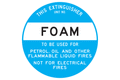 Fire Extinguisher Sign Foam