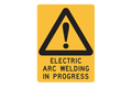 Hazard Electric Arc Welding In Progress