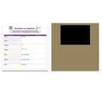 145 x 145mm magnetic notepad