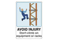 Notice Avoid Injury Don't Climb On Equipment Or Racks