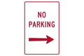 Parking Sign No Parking Right Of This Sign