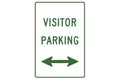 Parking Sign Visitor Parking Left And Right of Sign