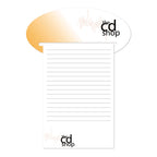 Oval Shaped (B&W Notepad) — 140 x 70mm