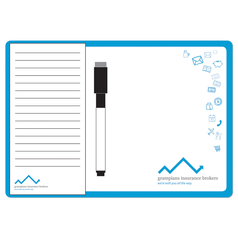145 x 210mm — Black & white notepad