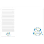 210 x 297mm — Black & white notepad
