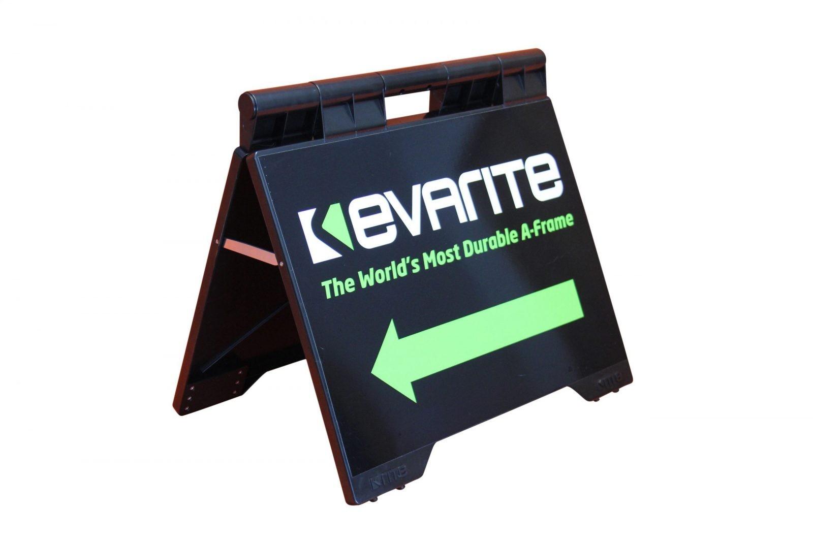 Black Evarite A-frame front view