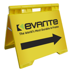 Yellow Evarite A-frame front view