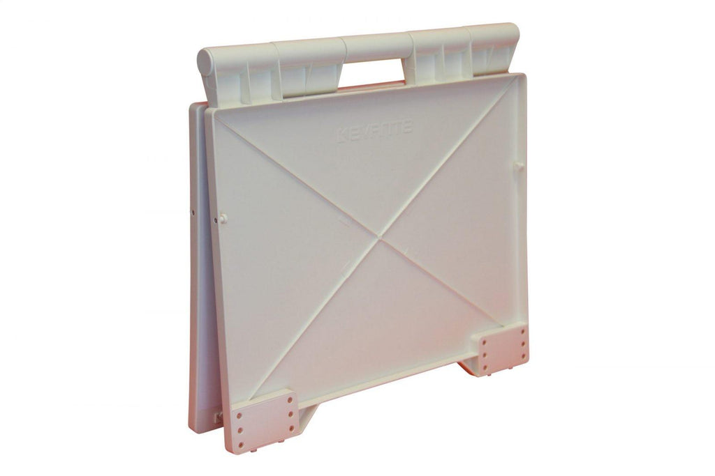 Evarite A-frame folded flat for transport