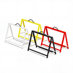 Landscape flute insertable A-frames in white, yellow, black and red