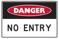 Mining Sign Danger No Entry