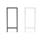 Tall Ready To Go sign frames in black and white