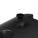 Close up of the water-fill base filler cap